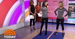 Hilaria Baldwin Shares 3 Easy Exercises You Can Do Anywhere | TODAY