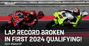 The record-breaking last 5 minutes of #MotoGP Q2 | 2024 #QatarGP