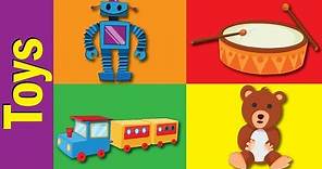 Toys Vocabulary in English | Toys words | Fun Kids English
