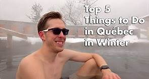 Top 5 Things to Do in Québec in Winter | Evan Edinger Travel Guide