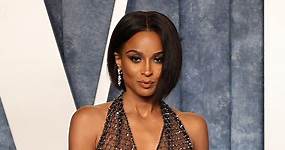 Ciara Wore Nothing But a Thong Underneath Her Sequined Naked Dress at the Oscars After-Party