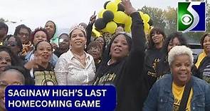 ‘Long live the Trojans’: Saginaw High celebrates last homecoming game