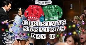 12 Days of Christmas Sweaters 2023: Day 10 | The Tonight Show Starring Jimmy Fallon
