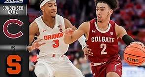 Colgate vs. Syracuse Condensed Game | 2022-23 ACC Men’s Basketball