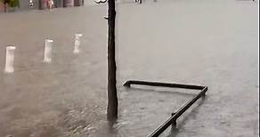 Major flooding in Brooklyn, New York due to record-breaking rain