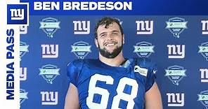 Ben Bredeson on Joining the Giants | New York Giants