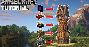 Minecraft - Ultimate Survival Tower Base Tutorial (How to Build)