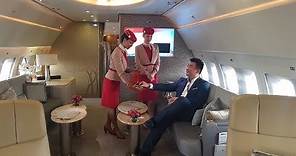 Inside the Emirates Private Executive Jet A319ACJ