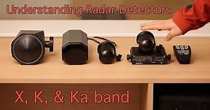 X, K, & Ka band: Understanding Radar Detectors