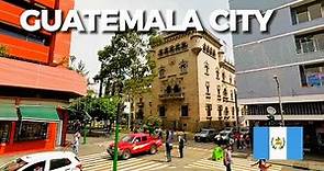 Guatemala City historical district walking tour 4k