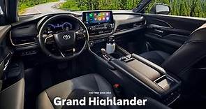 2024 Toyota Grand Highlander INTERIOR – Luxurious, Spacious / Ultimate Family SUV