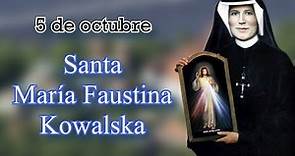 Santa María Faustina Kowalska 5 de octubre