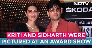 Spotted: Kriti Sanon And Sidharth Malhotra On The Red Carpet