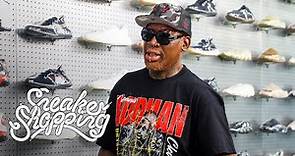 Dennis Rodman Goes Sneaker Shopping With Complex