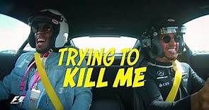 Lewis Hamilton vs. Usain Bolt - Crazy AMG Onboard Action in Austin!