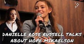 Danielle Rose Russell talks about Hope Mikaelson and the cast of Legacies