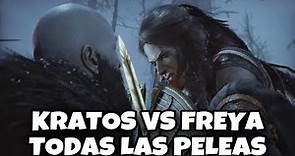 KRATOS VS FREYA | TODAS LAS PELEAS | GOD OF WAR RAGNAROK PS5 (ESPAÑOL LATINO)