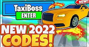 (2022) ALL *NEW* SECRET OP CODES In Roblox Taxi Boss!