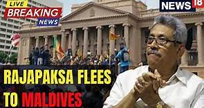 Sri Lanka News LIVE Today | Rajapaksa Lands in Maldives Amid Tight Security | English News Live
