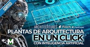 Plantas de ARQUITECTURA en SEGUNDOS con inteligencia artificial | Architechtures Finch 3D PlanFinder