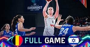 Belgium v Israel | Full Basketball Game | FIBA Women's EuroBasket 2023