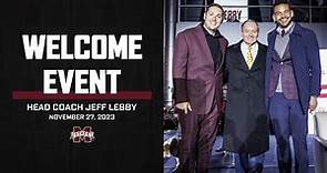 FOOTBALL | Jeff Lebby Welcome Event 11/27/23