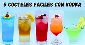 5 Cocteles Faciles Con Vodka | Bebidas Fáciles Con Vodka