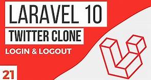 How to code Login & logout | Laravel 10 Tutorial #21