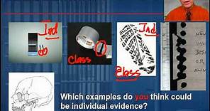 Types of Evidence, Part 2 -- Physical Evidence