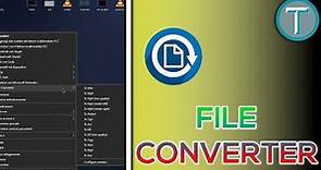 FILE CONVERTER - Convertire File in TUTTI I FORMATI, con semplicità