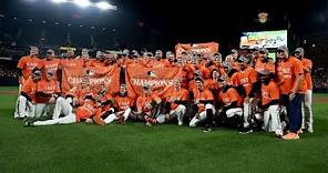 The Baltimore Orioles are American League East champions for the 10th time in franchise history!