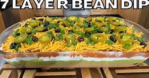 How to make Seven Layer Mexican Bean Dip