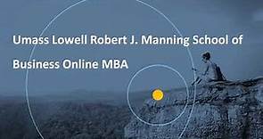 Umass Lowell Online MBA