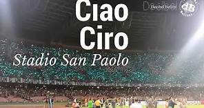 Ciao Ciro #StadioSanPaolo + Inno Champions League Napoli