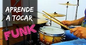 Cómo TOCAR FUNK en BATERIA - Clases de batería