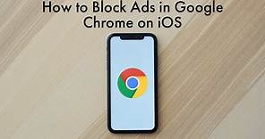How to Block Ads in Google Chrome on iOS – Block Ads in Chrome and Other Apps! – LEGAL, NO HACK