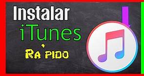 ✅ COMO INSTALAR iTunes en mi COMPUTADORA