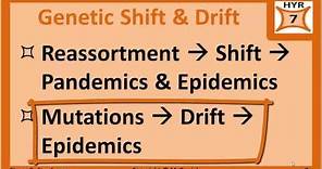 Influenza Virus: Flu, Genetic Drift & Shift, Neuraminidase & Hemagglutinin