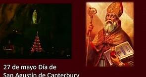 ¿Cómo fue la vida de San Agustín de Canterbury?// rosario nocturno 27 de mayo de 2023.