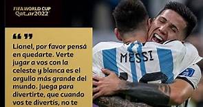 La carta de Enzo Fernández a Messi en 2016 que está dando la vuelta al mundo: "Quédate, perdónanos"