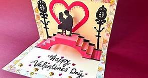 Beautiful Handmade Valentine's Day Card |Greeting Card for Valentine's Day | Tutorial by Craftsvilla