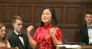 Sharon Chau | Meritocracy Debate | Propositon (1/8) | Oxford Union