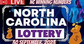 North Carolina Evening Lottery Draw Results Sep 30, 2023 - Pick 3 - Pick 4 - Cash 5 - Mega Millions