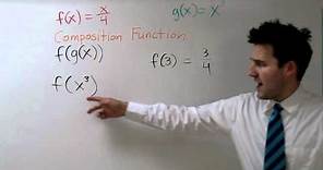 Composite Functions - f(g(x)) and g(f(x))