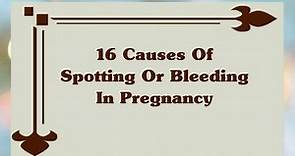 CAUSES OF BLOOD SPOTTING IN PREGNANCY | BLEEDING IN PREGNANCY | BLEEDING SPOT IN PREGNANCY