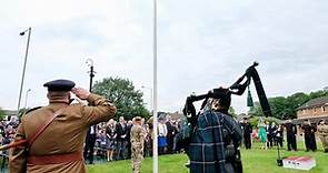 A flag raising... - The Royal Military Academy Sandhurst