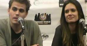 Q&A with paul wesley and torrey devitto at COMIC CON 2012 PA !