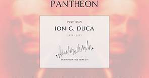 Ion G. Duca Biography - Romanian politician