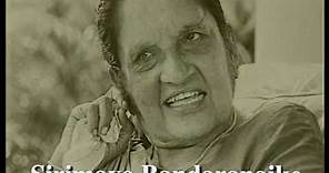 Sirimavo Bandaranaike Documentary Part 1