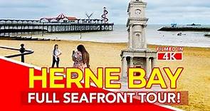 HERNE BAY | Full seafront tour of Herne Bay Kent England | 4K Walking Tour and travel guide